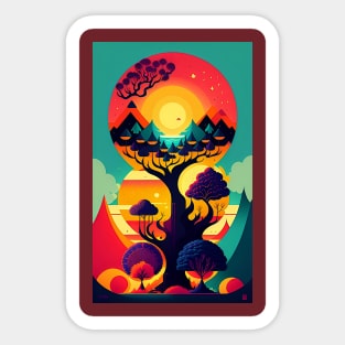 Dream Trees Sticker